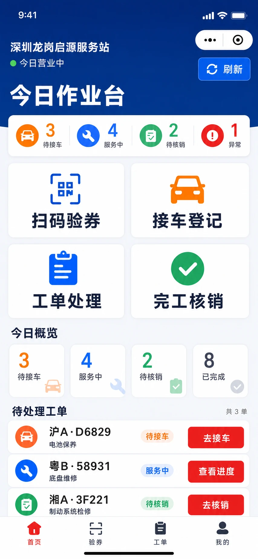 门店端首页